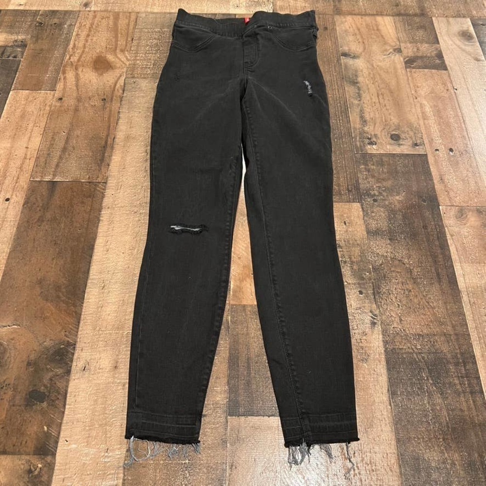 Spanx Vintage Distressed Ankle Skinny Jeans - Picture 2 of 6